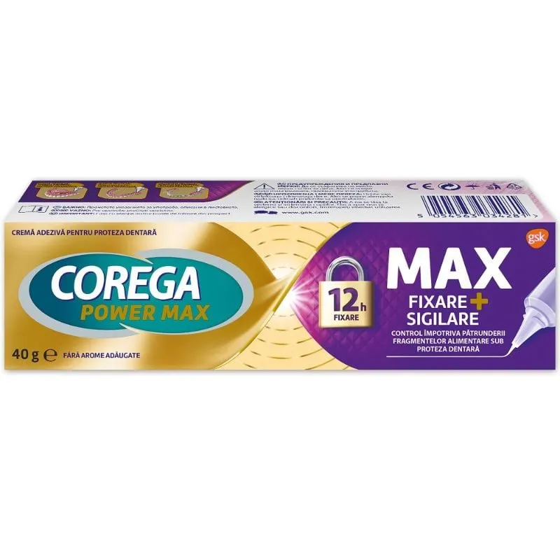 Corega Max hold+seal krema 40g