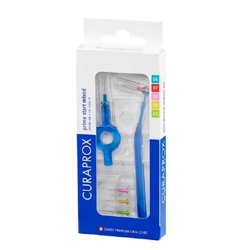Curaprox Prime mixed set 5 interdentalnih četkica i 2 držača
