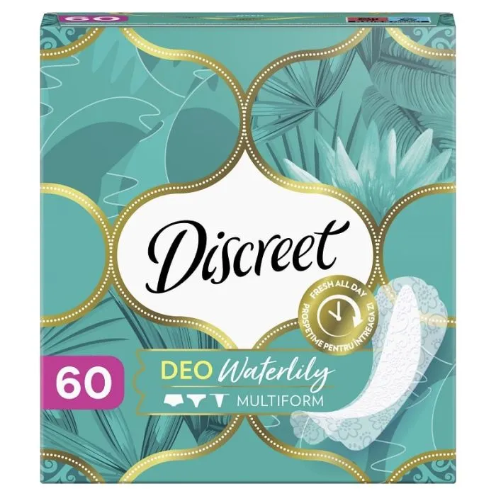Discreet Deo Waterlily Regular dnevni ulošci 60 komada