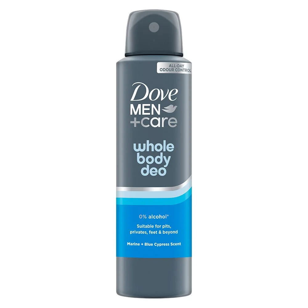Dove Men+Care Marine&Blue Cypress Sprej Dezodorans za celo telo 150ml Whole Body Spray