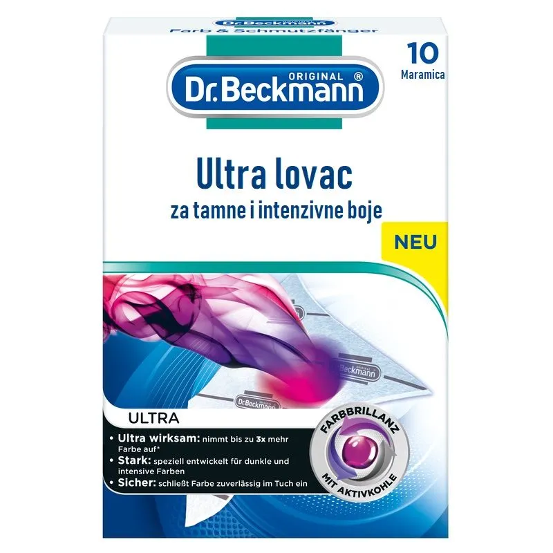 Dr.Beckmann ultra lovac na boje - za taman veš 10/1