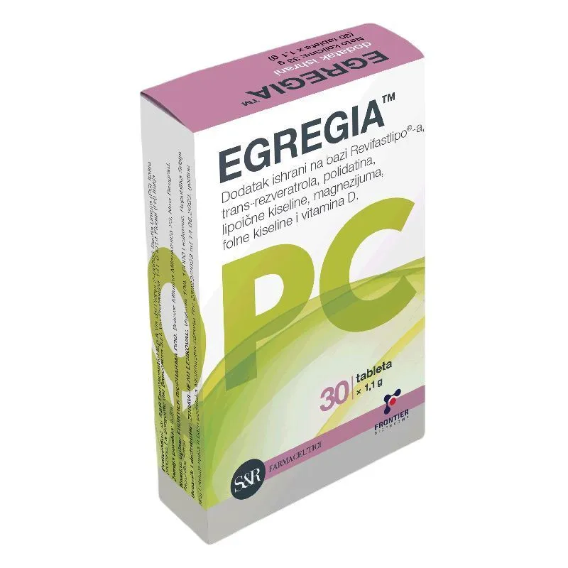 Egregia dodatak ishrani, 30 tableta, neto 33 g