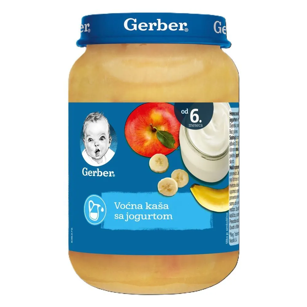 Gerber kašica od voća sa jogurtom 190g