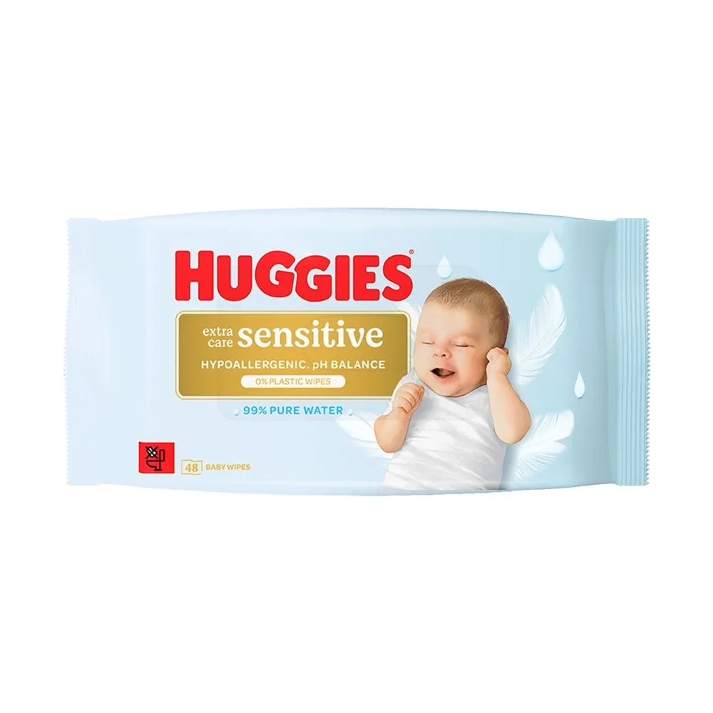 Huggies Extra Care Sensitive vlažne maramice 48kom 