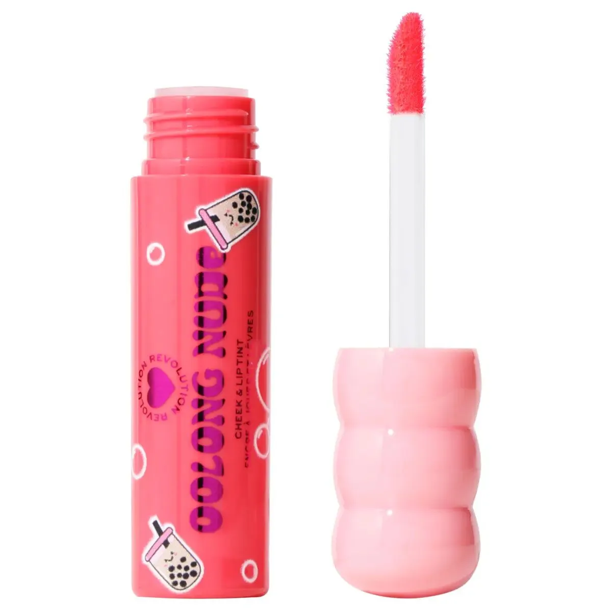 I Heart Revolution bubble tea milky rumenilo i ruž za usne oolong nude 1,8ml
