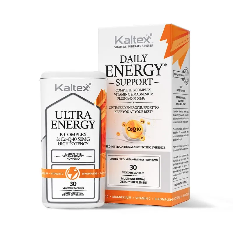 Kaltex Ultra energy b-complex & co-q-10 50mg high potency, 30 kapsula