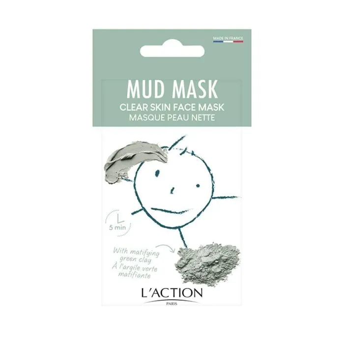 L'ACTION PARIS mud maska za lice clear 15g