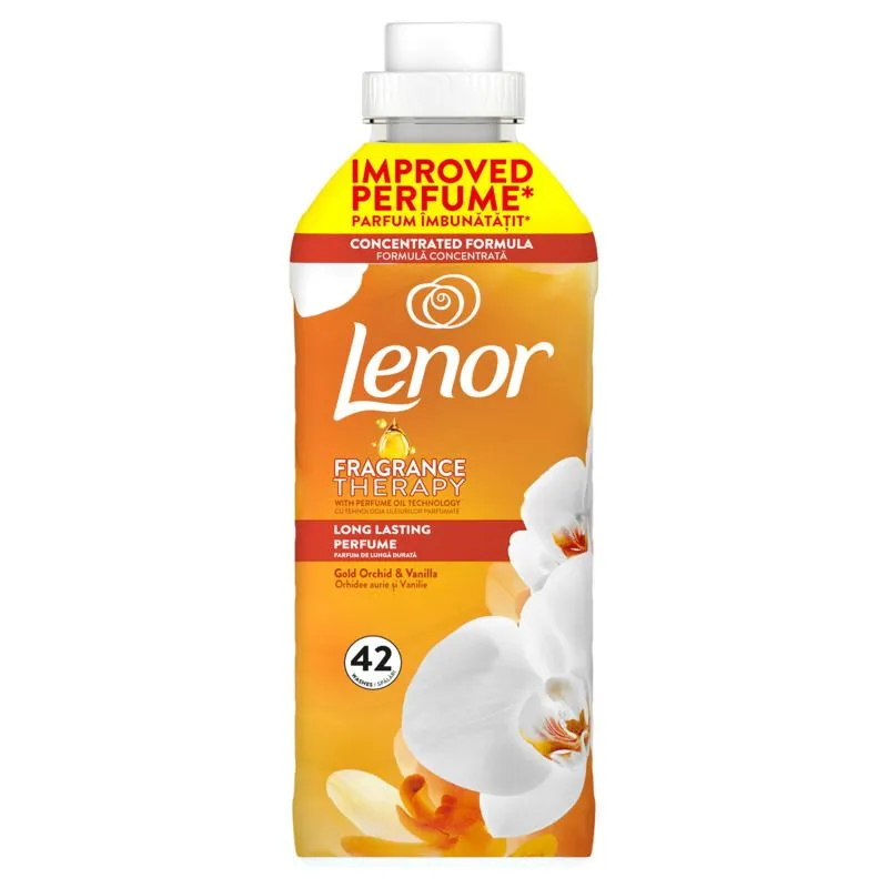Lenor Gold Orchid & Vanilla omekšivač za veš, 42 pranja, 882ml