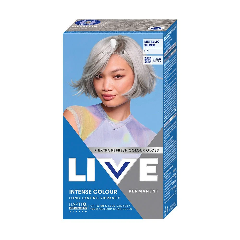  Live Color XXL U71 Metalik Srebrna