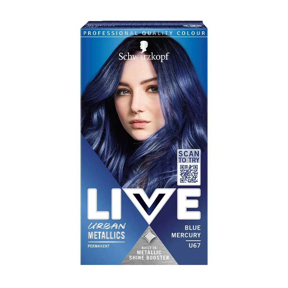 Live Urban Metallics boja za kosu U67 Blue Mercury
