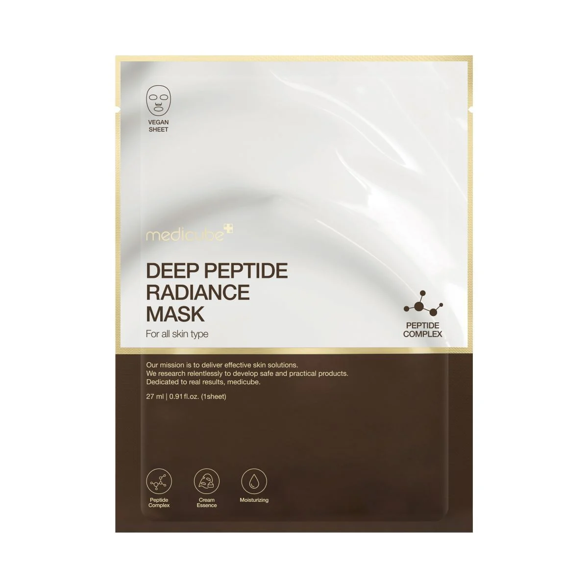 Medicube Deep Peptide maska za blistavost kože 22 g (1 kom)