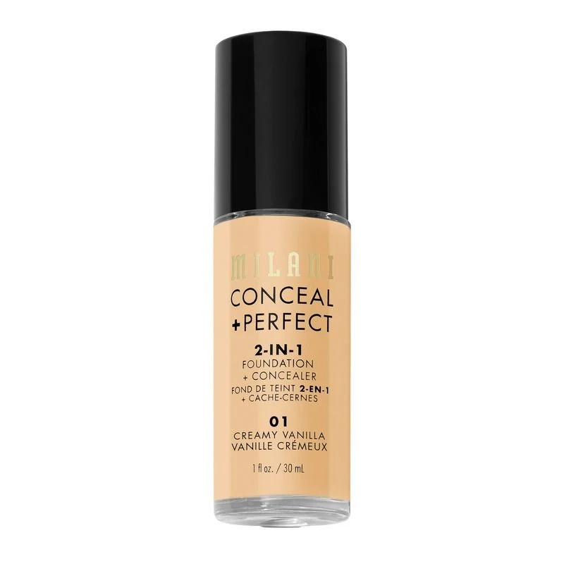  Milani conceal + perfect 2-in-1 puder za lice 01 creamy vanilla 