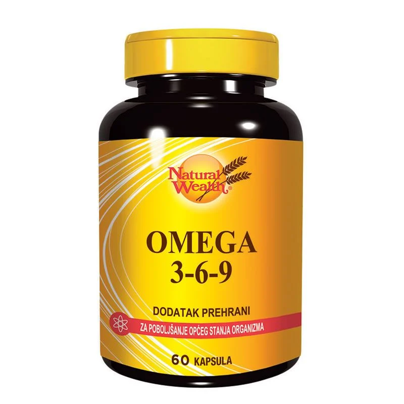 Natural Wealth Omega 3-6-9, 60 kapsula