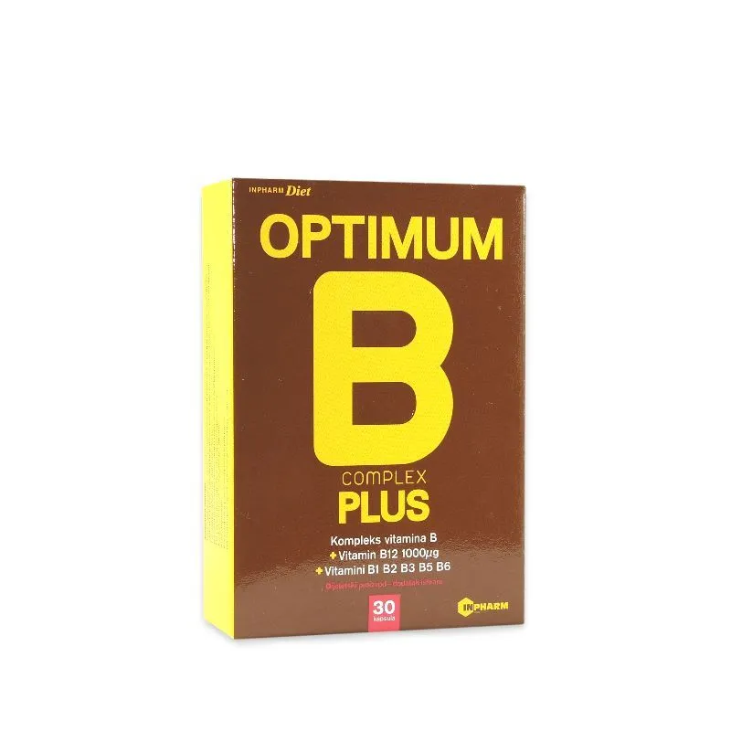 Optimum B Complex plus kapsule 30kom