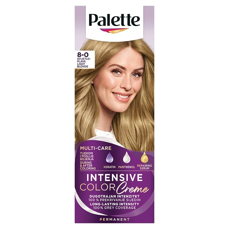 Palette Intensive Color Creme boja za kosu 8-0 (N7) Light Blond