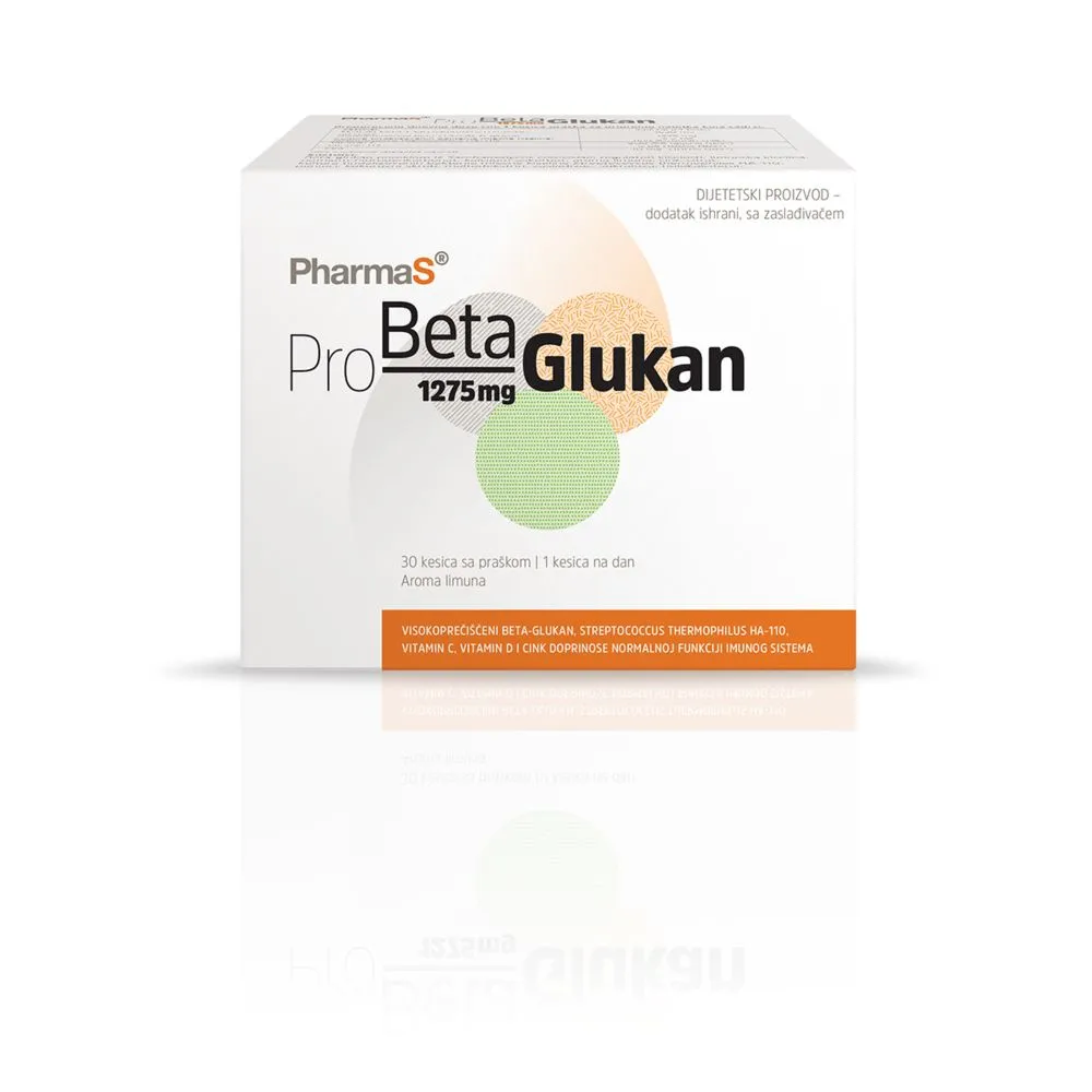 PharmaSPharmaS Pro Beta Glukan 1275 mg, 30 kesica sa praškom za pripremu napitka
