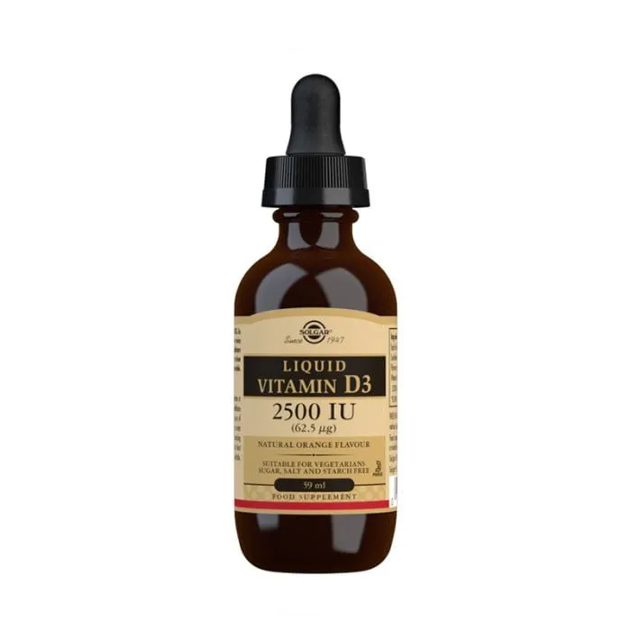 Solgar liquid vitamin d3 2500 iu 62,5 mcg 59ml