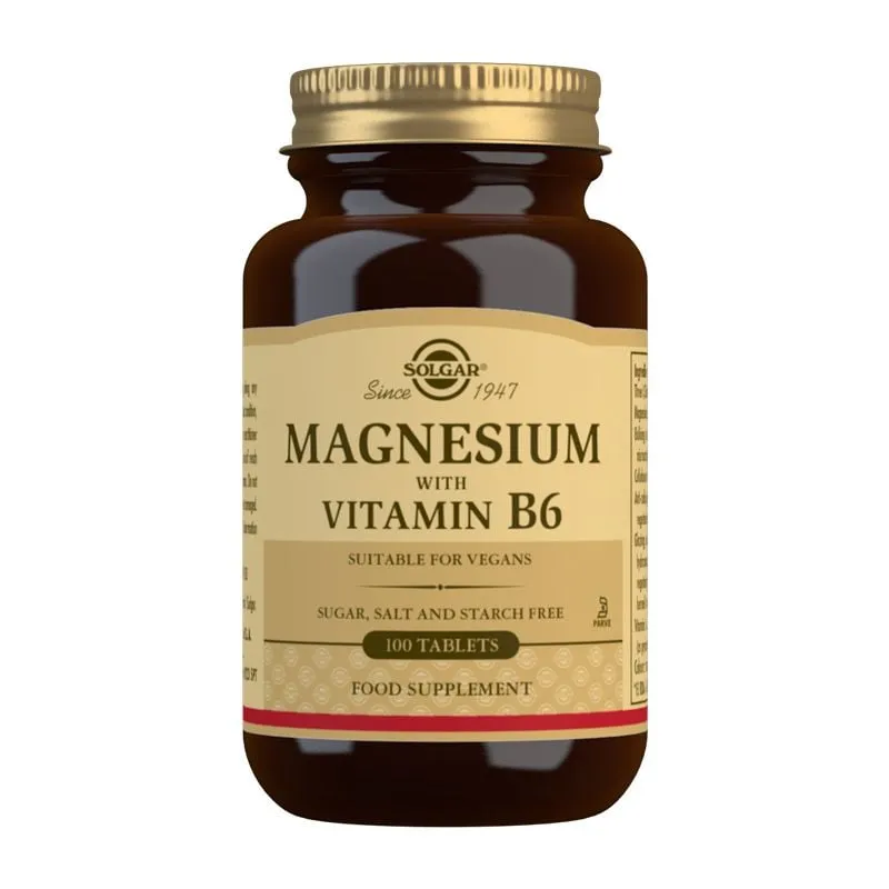 Solgar Magnezijum sa vit.B6, 100 tableta