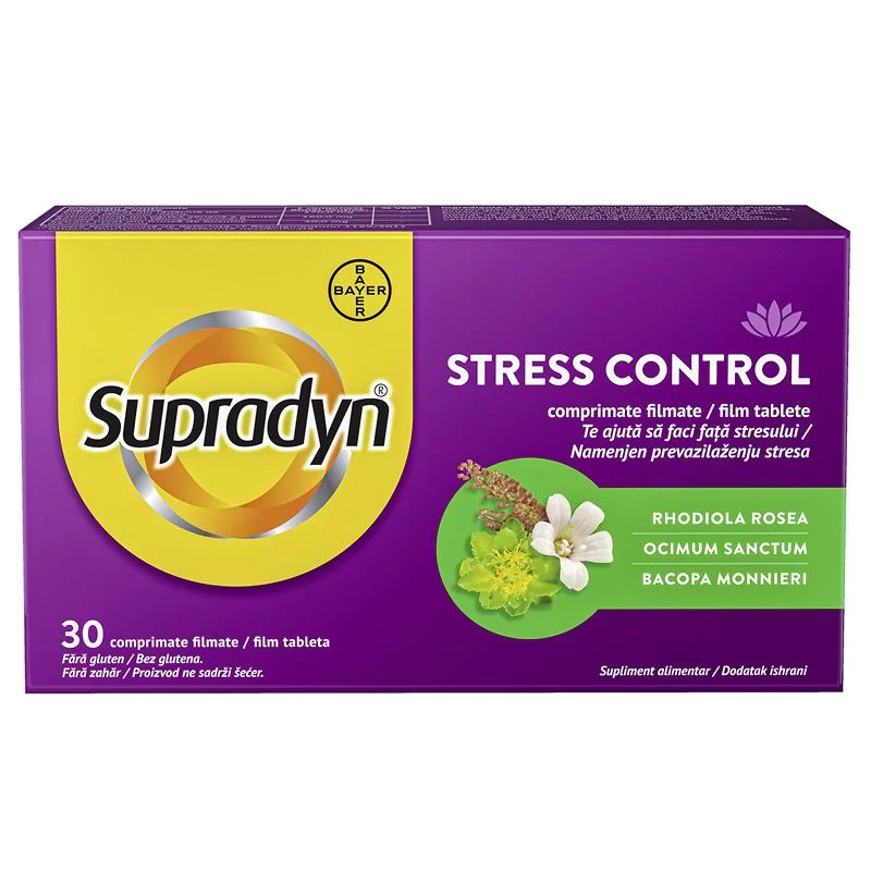 Supradyn stress control, 30 film tableta