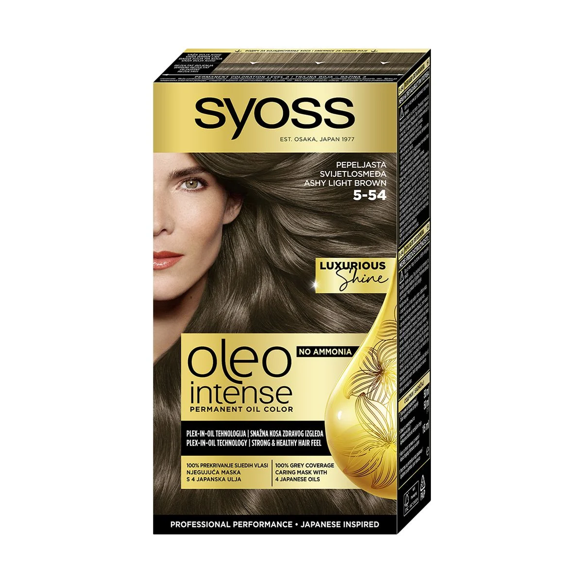 Syoss Oleo Intense boja za kosu 5-54 Ashy light brown