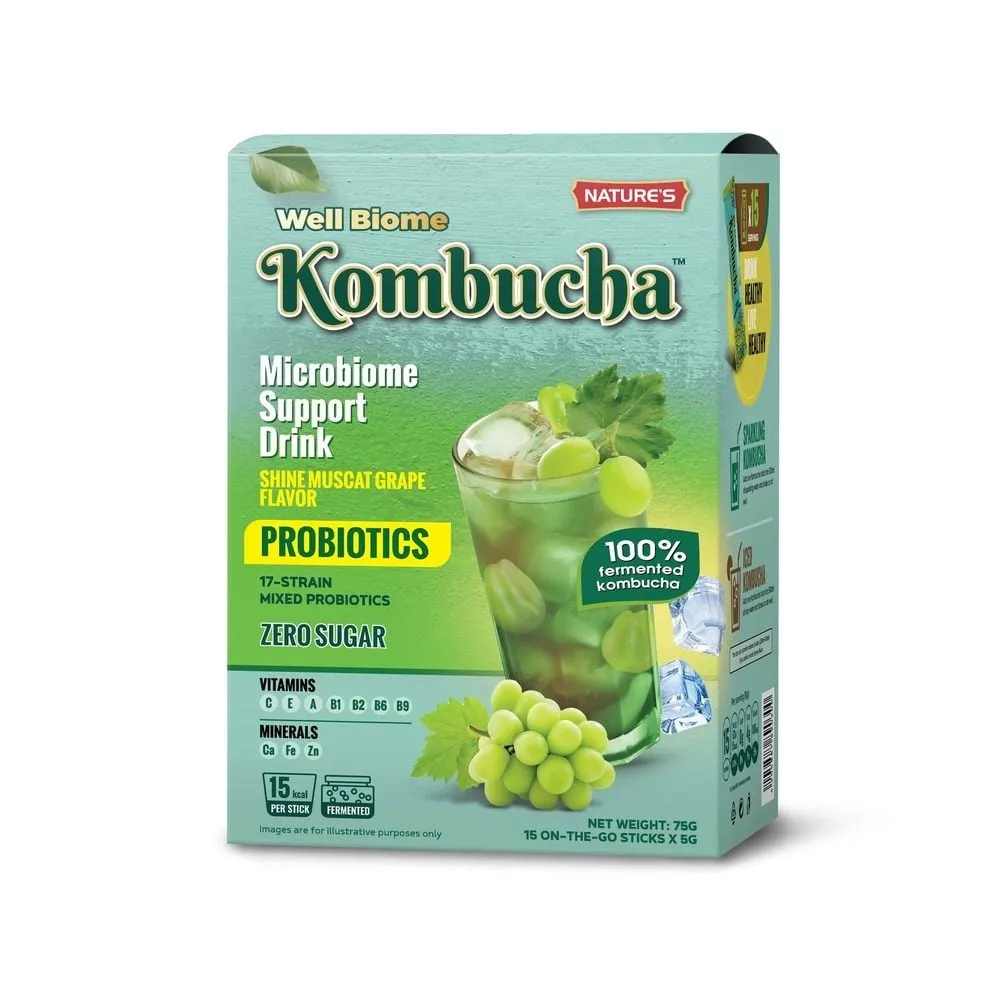 Well Biome Kombucha muskat grožđe 15 kesica 75g