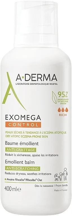 A-Derma Exomega Control Emollient Lotion Anti-Scratching Omekšavajući balzam za tijelo