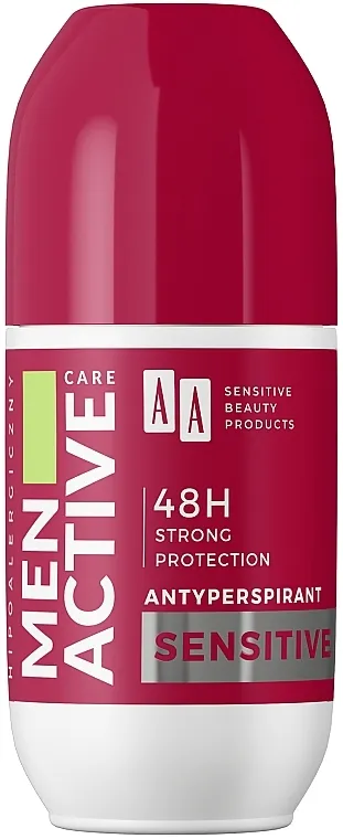 AA Cosmetics Men Active Care Antyperspirant Roll-On Sensitive Roll-on antiperspirant