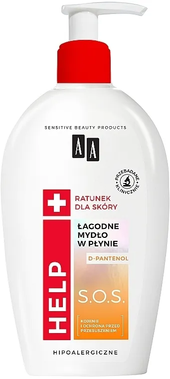 AA Help Mild Liquid Soap SOS With D-Panthenol Meki tekući sapun