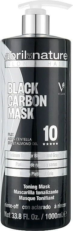 Abril et Nature Black Carbon Toning Mask Maska za kosu