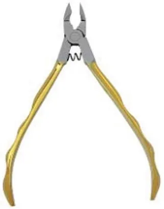 Accuram Instruments Cuticle Nipper Italian Design Gold Plated Ergonomic Handle 10cm Grickalica za zanoktice