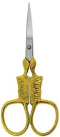 Accuram Instruments Half Gold Cuticle Point Fancy Scissor Str 9cm Makazice za zanoktice
