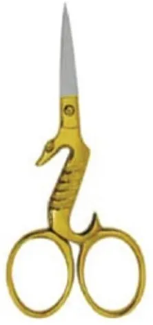 Accuram Instruments Half Gold Fancy Cock Scissor Str 9cm Makazice za manikir