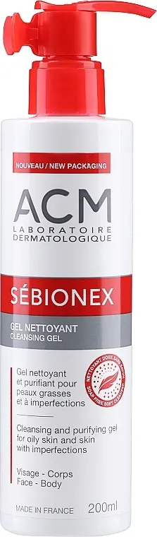 ACM Laboratoires Sebionex Cleansing Purifying Gel Penušavi gel za masnu kožu