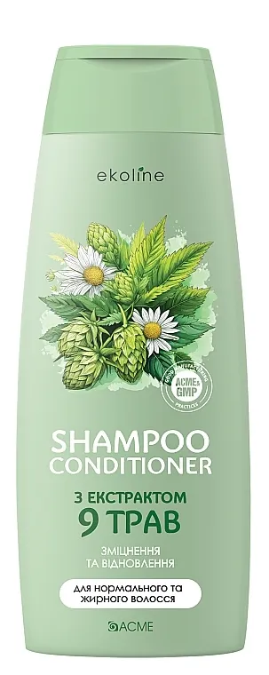 Acme Color EkoLine Shampoo Conditioner Šampon-balzam sa ekstraktima 9 trava za normalnu i masnu kosu