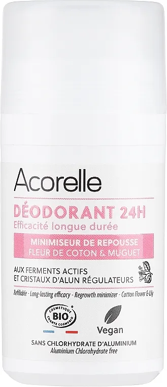 Acorelle Deodorant Roll On 24H Long-Lasting Efficacy Regrowth Minimizer Roll-on dezodorans
