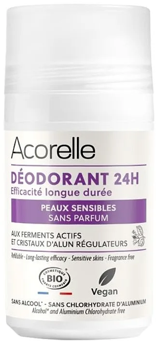 Acorelle Deodorant Roll On 24H Sensitive Skins Roll On dezodorans za osetljivu kožu