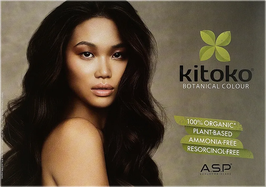 Affinage Kitoko Botanical Colour Shade Chart Paleta nijansi farbi za kosu