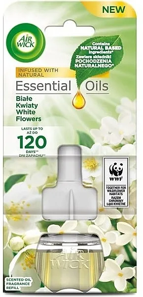 Air Wick Essential Oils Electric White Flowers (dopuna) Električni osveživač vazduha "Belo cveće"