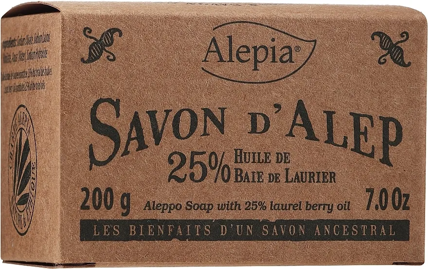 Alepia Soap 25% Laurel Sapun s lovorovim uljem, 25%