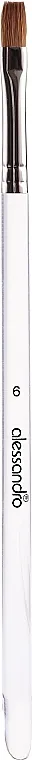 Alessandro International Gel Brush Flat Tip Kist za gel, 05-755