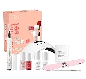 Alessandro International Striplac UV Starter Set Dry Nails Set za manikir, 9 elemenata