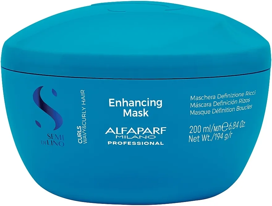 Alfaparf Semi Di Lino Curls Enhancing Mask Maska za kovrčavu kosu