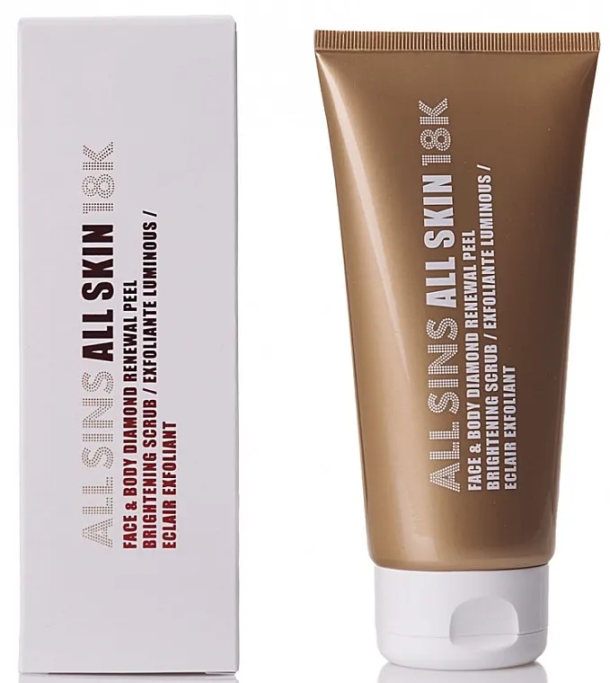All Sins 18k All Skin Face &amp; Body Brightening Scrub Scrub za lice i tijelo