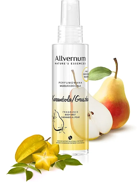 Allverne Nature's Essences Body Mist Parfimisani sprej za tijelo "Kruška i karambol"