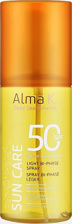 Alma K Sun Care Light Bi-Phase Spray SPF50 Dvofazni lagani sprej za zaštitu od sunca za telo