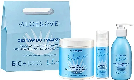 Aloesove Blue (clean/emulsion/190ml + b/f/cr/250ml + f/ser/30ml) Komplet