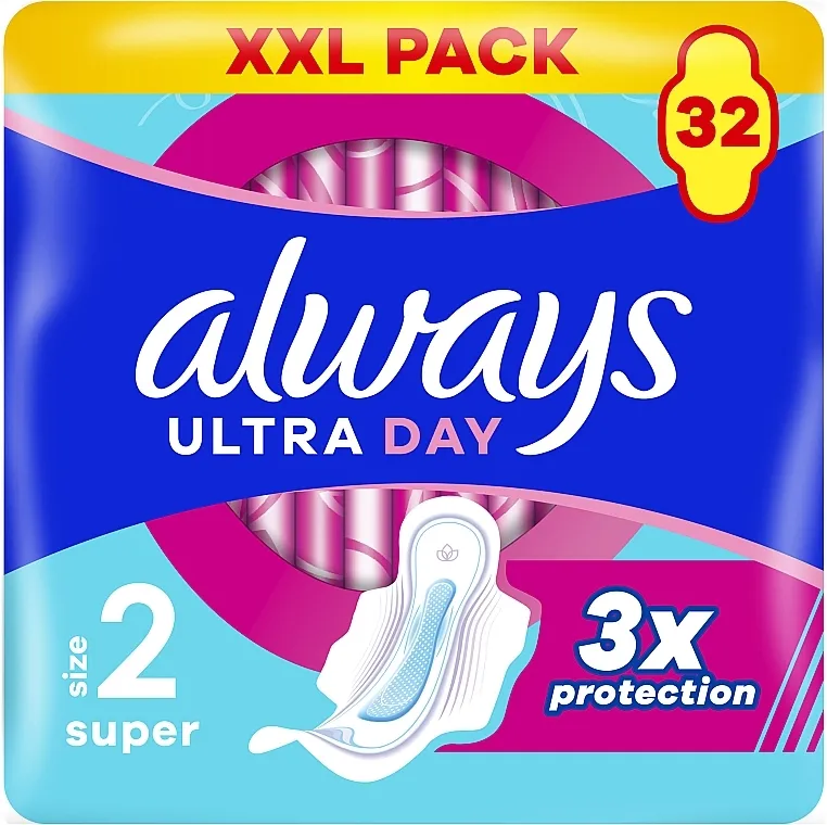 Always Ultra Super Higijenski ulošci, veličina 2, 32 kom.