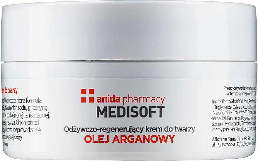 Anida Medisoft Hranjiva krema za lice s arganovim uljem