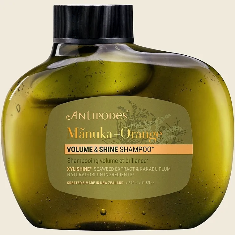 Antipodes Manuka+ Orange Volume &amp; Shine Shampoo Šampon za volumen i sjaj kose