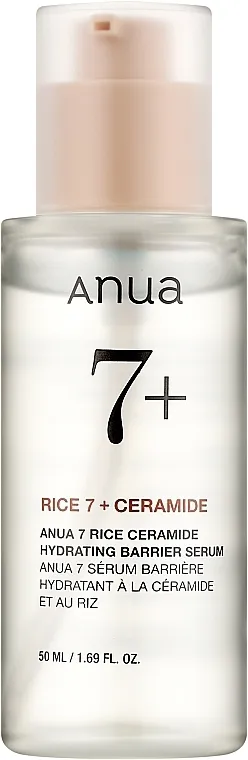 Anua 7 Rice Ceramide Hydrating Barrier Serum Serum za lice sa ekstraktom od pirinča
